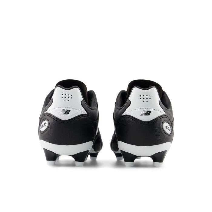New Balance 442 V3 Pro 2E FG Football Boots (Black/White)