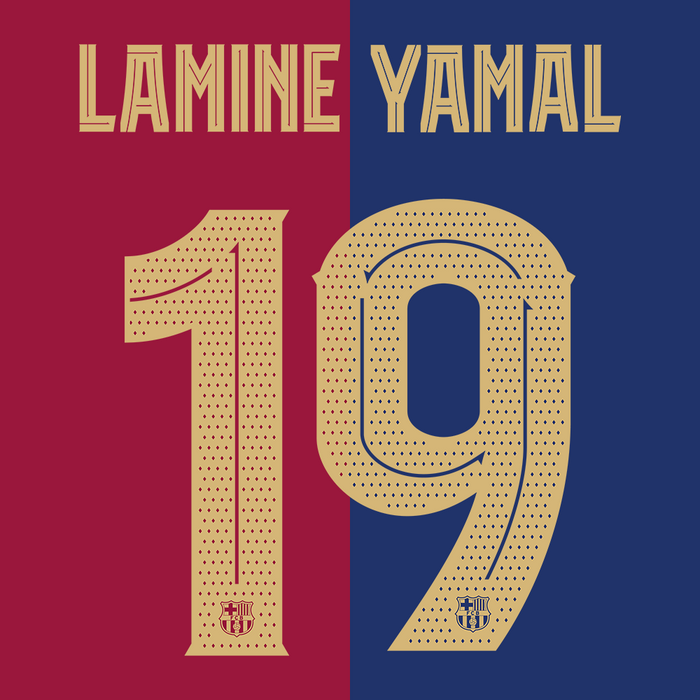 FC Barcelona Home Print 24/25 (Adult) - LAMINE YAMAL 19