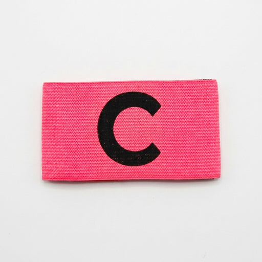 Junior football captain's armband in pink