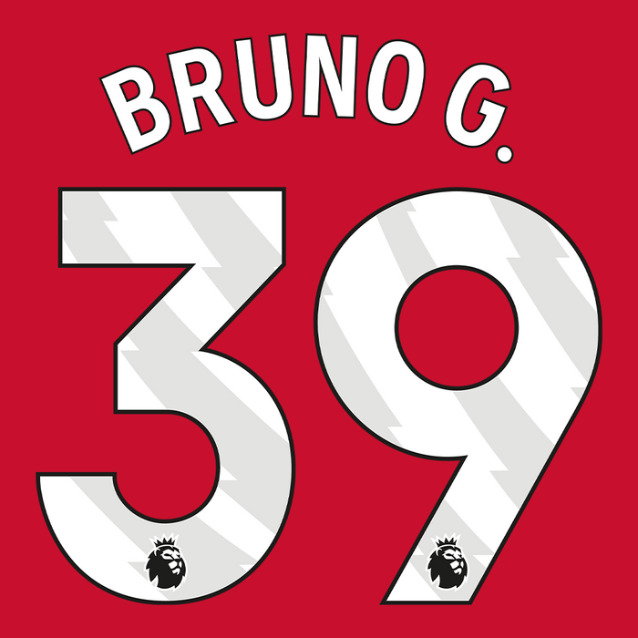Premier League Print Adult (White) - BRUNO G. 39