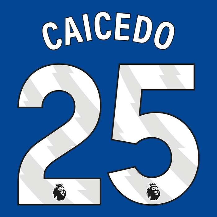 Premier League Print White (Youth) - CAICEDO 25