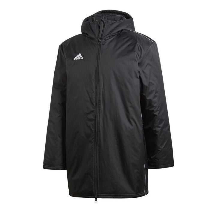 Adidas Adult Core 18 Stadium Jacket (Black/White)