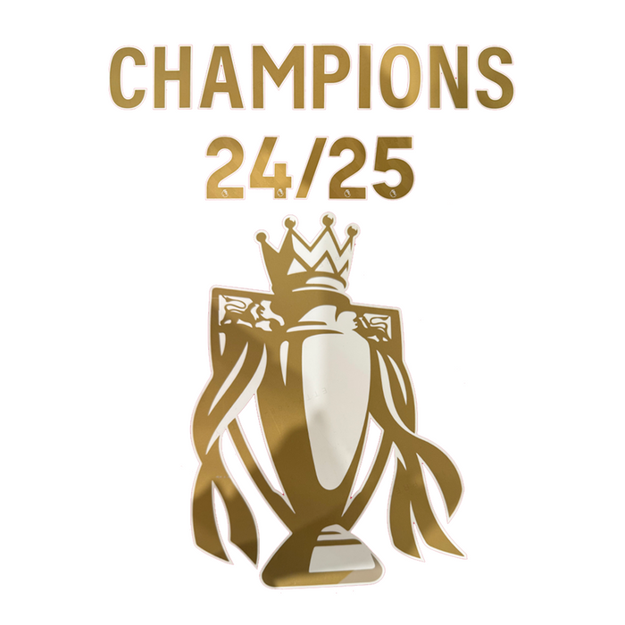 Premier League Champions 24/25 Back Print