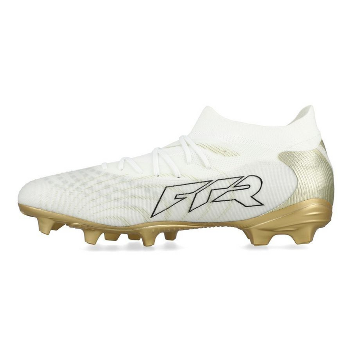 Puma Future 9 Match FG/AG Football Boots (White/Metallic Gold/Black)