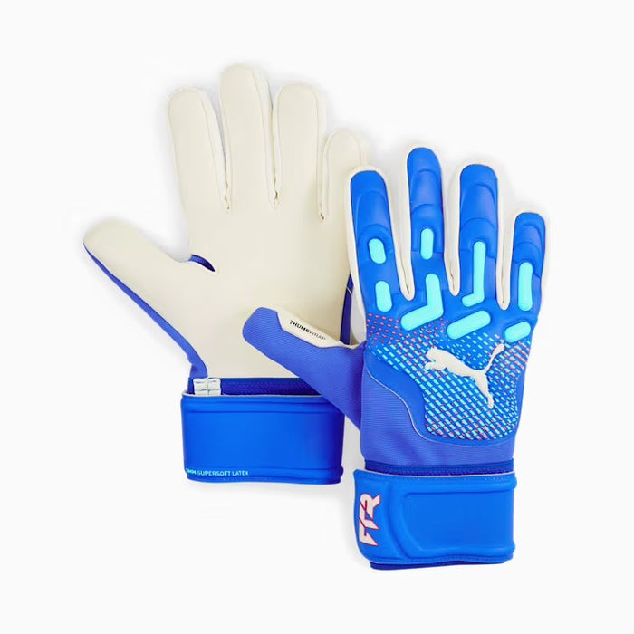 Puma Future Match NC GK Gloves (Bluemazing/Sunset Glow/Electric Peppermint))