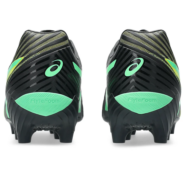 Asics Lethal Flash It 3 FG Football Boots (Black/Vital Green)