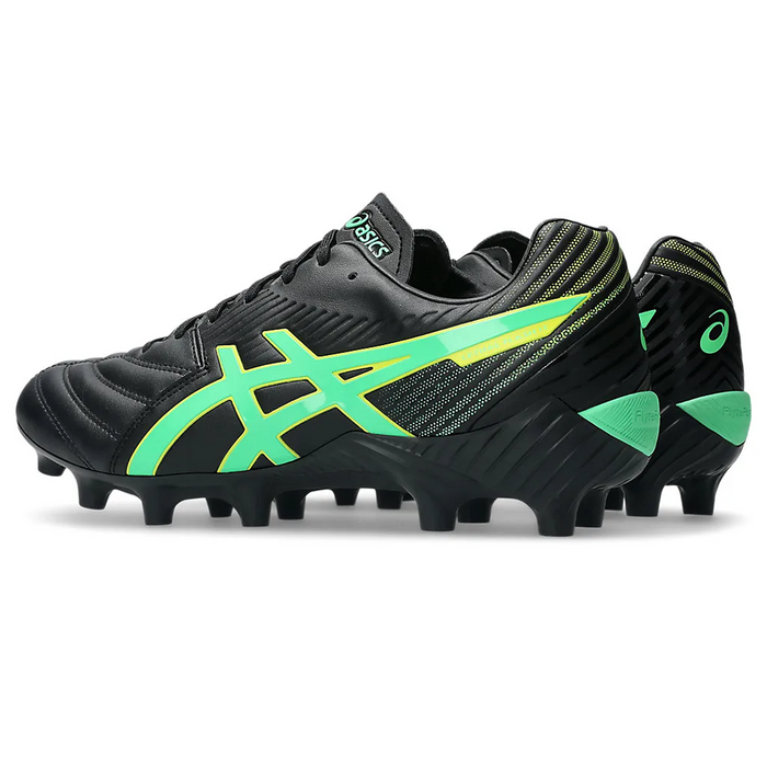 Asics Lethal Flash It 3 FG Football Boots (Black/Vital Green)