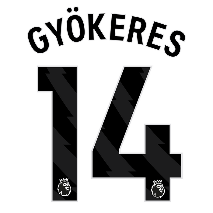Premier League Print Black (Adult) - GYOKERES 14