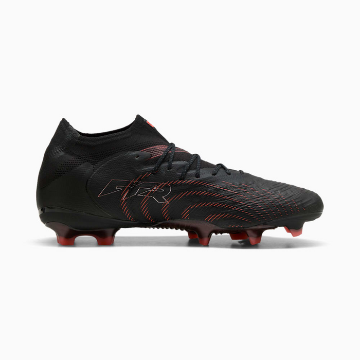 Puma Future 9 Ultimate FG Football Boots (Black/Glowing Red/Strong Gray)