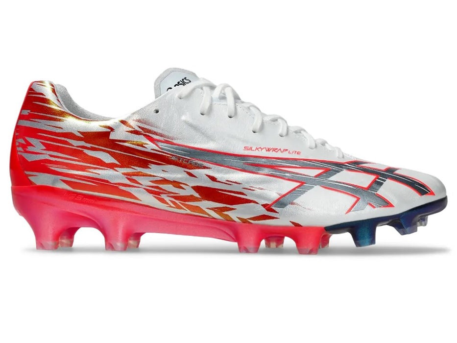 Asics Jetray Elite FG football boot in silver and red