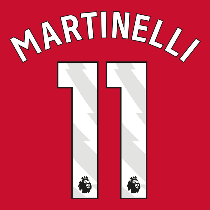 Premier League Print White (Adult) - MARTINELLI 11