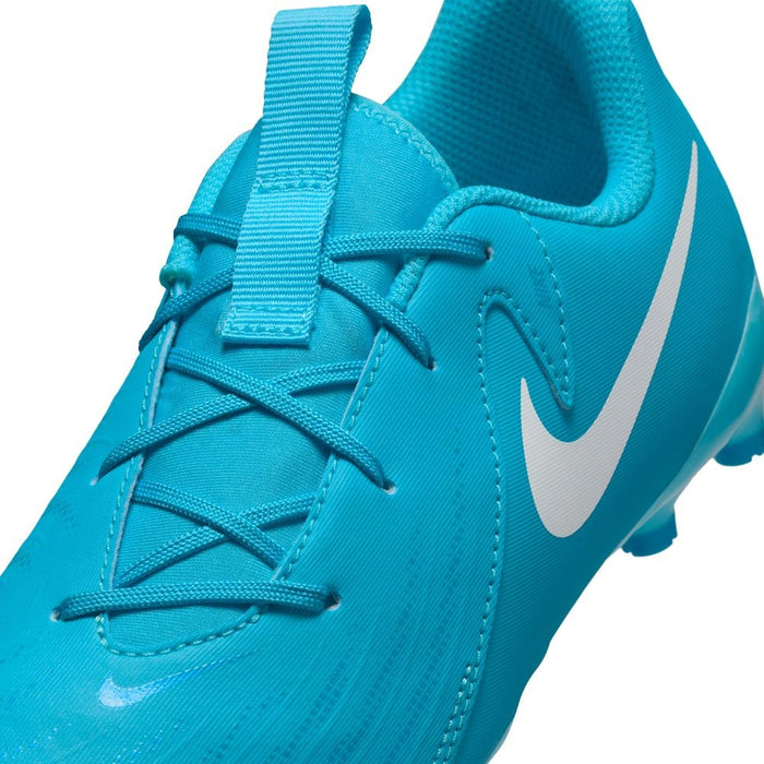 Nike Phantom GX 2 Academy FG/MG Jnr Football Boots (Blue Fury/White)