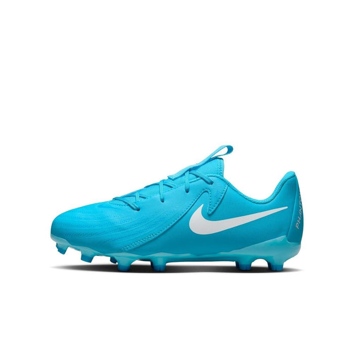 Nike Phantom GX 2 Academy FG/MG Jnr Football Boots (Blue Fury/White)