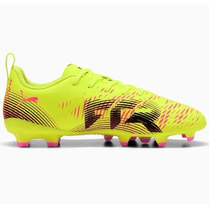 Puma Future 8 Play FG/AG Jnr Football Boots (Yellow Alert/Black/Sun Struck)