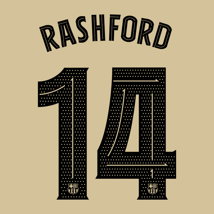 FC Barcelona Away Print 25/26 (Youth) - RASHFORD 14