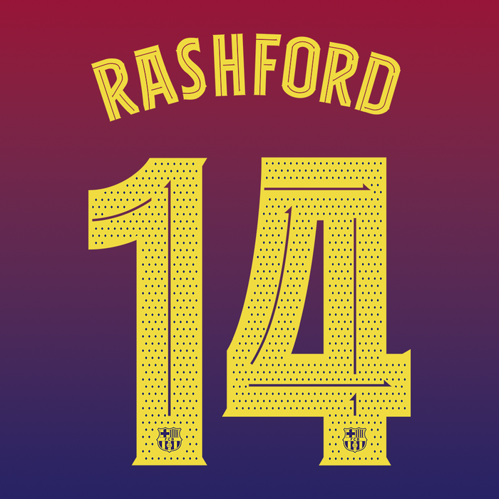 FC Barcelona Home Print 25/26 (Adult) - RASHFORD 14
