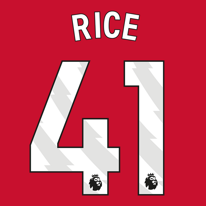 Premier League Print White (Adult) - RICE 41