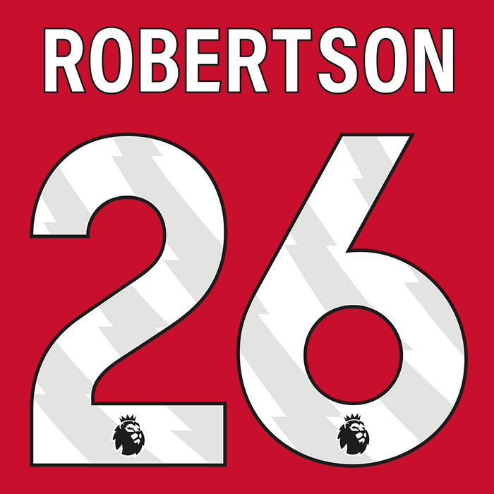 Premier League Print White (Adult) - ROBERTSON 26