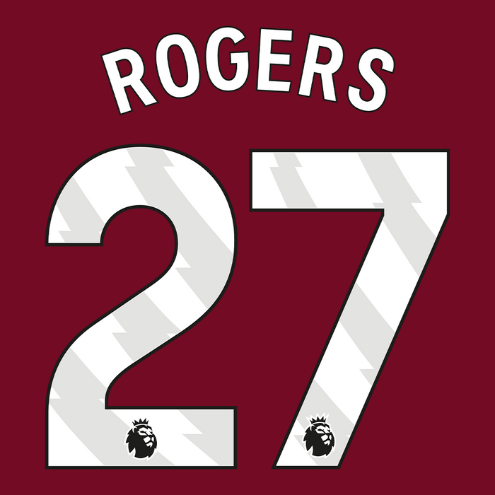 Premier League Print White (Adult) - ROGERS 27