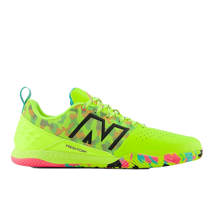 New Balance Audazo V6 Pro IN Football Shoes Fluro Yellow Football Central