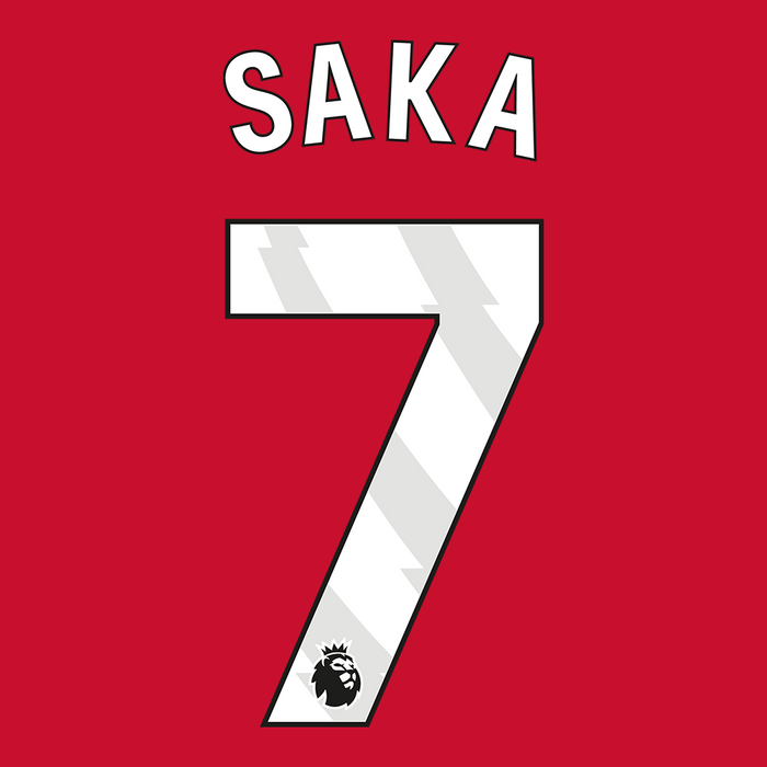 Premier League Print White (Adult) - SAKA 7