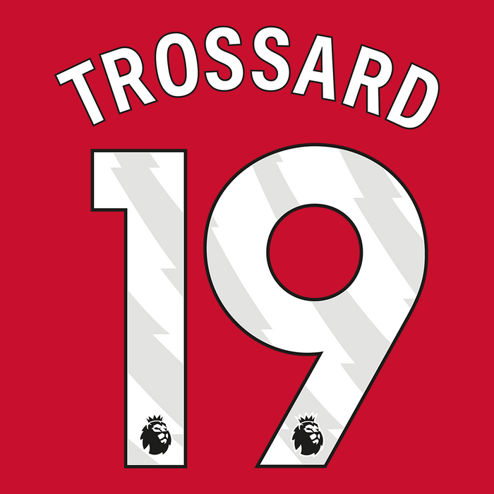 Premier League Print White (Adult) - TROSSARD 19