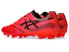 Asics Ultrezza 4 FG football boot in flash red and black