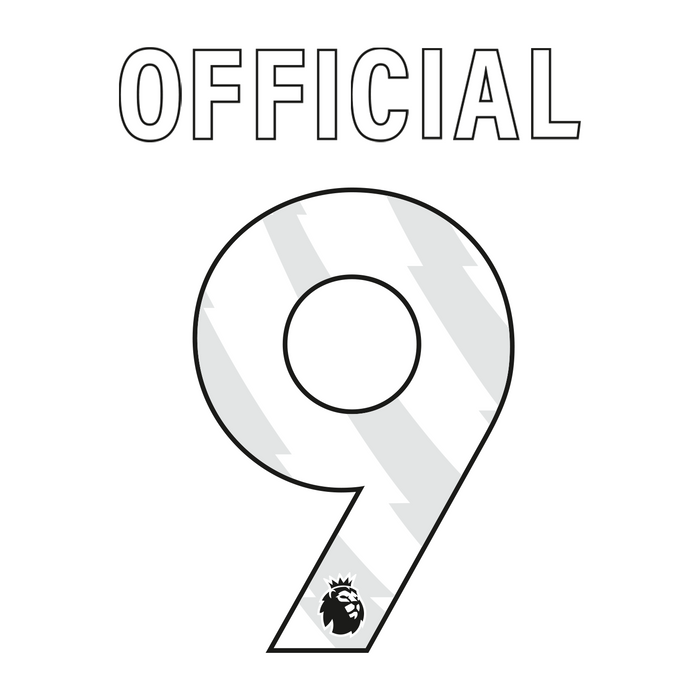 Official Premier League Print - Youth (White)