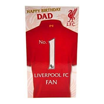 Liverpool Birthday Card Dad