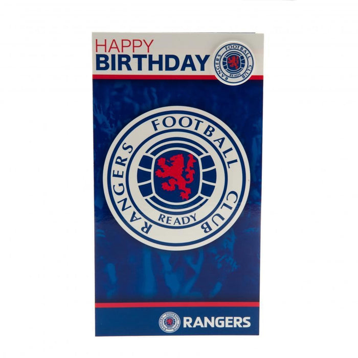 Rangers Birthday Card & Badge