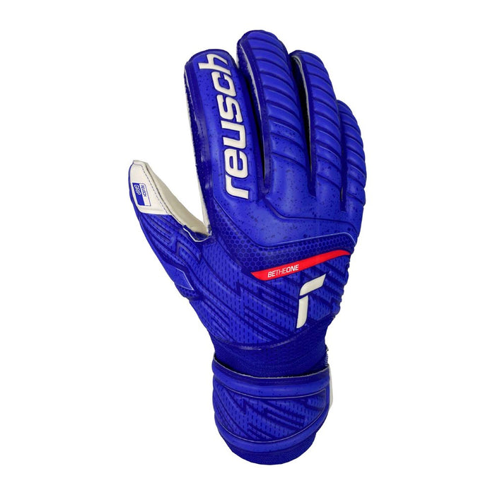 Reusch Attrakt Grip GK Gloves (Blue/White)