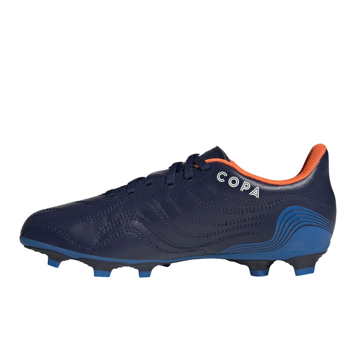 Adidas Copa Sense.4 FxG Jnr Football Boots (Navy/White/Blue)