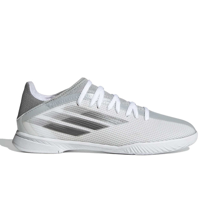 Adidas X Speedflow .3 IN Jnr Football Boots (White/Iron)