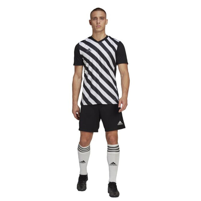 Adidas Youth Entrada 22 Graphic Jersey (Black/White)