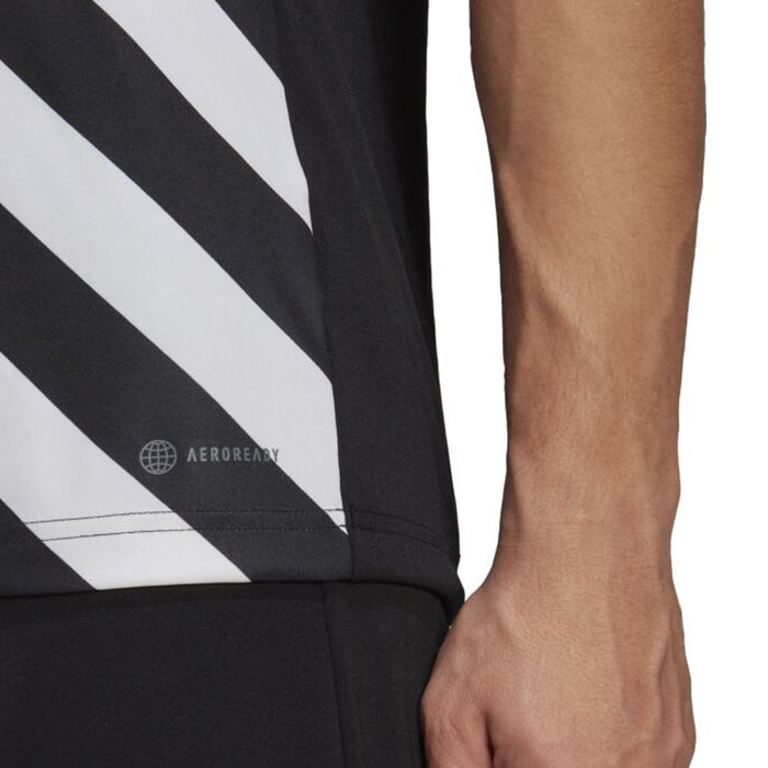 Adidas Adult Entrada 22 Graphic Jersey (Black/White)