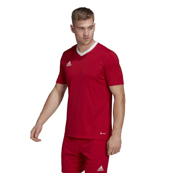 Adidas Adult Entrada 22 Jersey (Red/White)