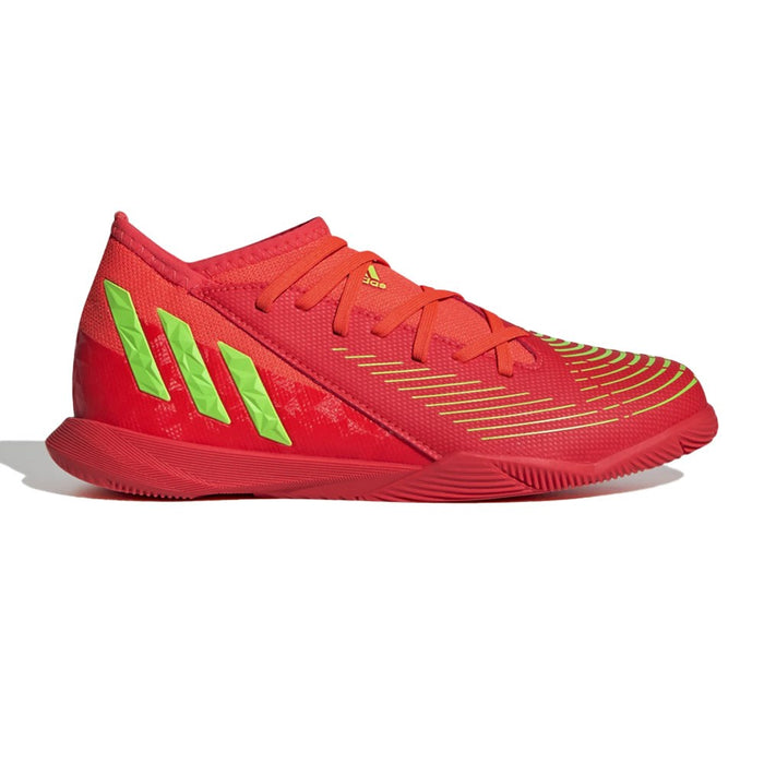 Adidas Predator Edge.3 IN Jnr Football Boots (Red/Green) — Football Central