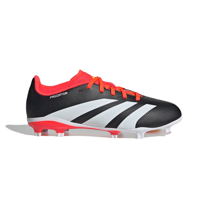 Adidas Predator League 24 FG Jnr Football Boots (Black/White/Solar Red)