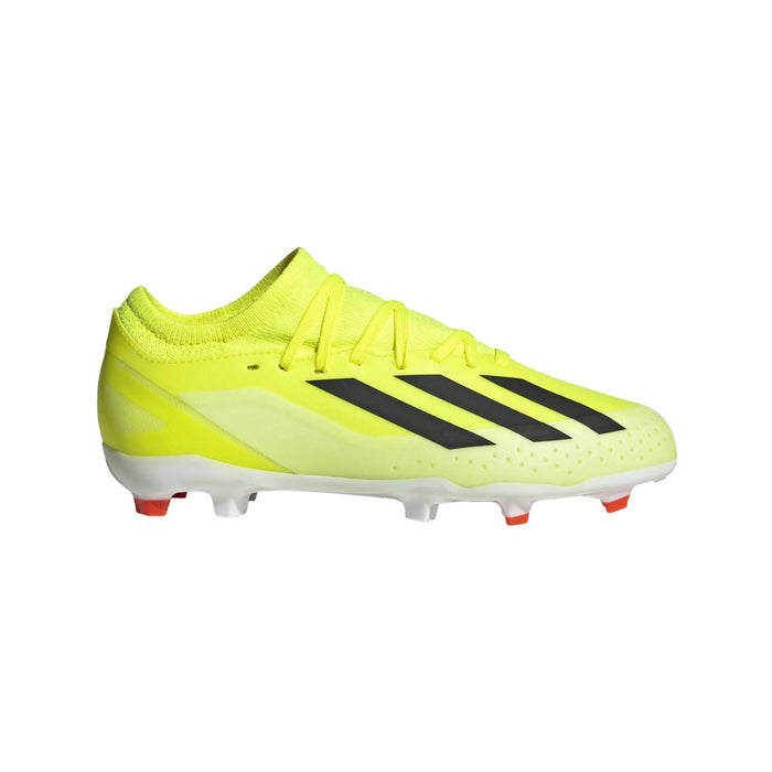 Adidas X Crazyfast League FG Jnr Football Boots (Team Solar Yellow/Black/Solar Red)
