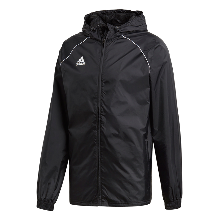 Adidas Adult Core 18 Rain Jacket (Black/White)
