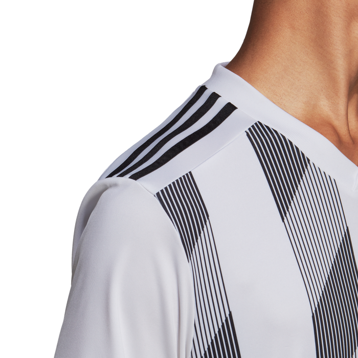 Adidas Adult Striped 19 Jersey (White/Black) - Main Image