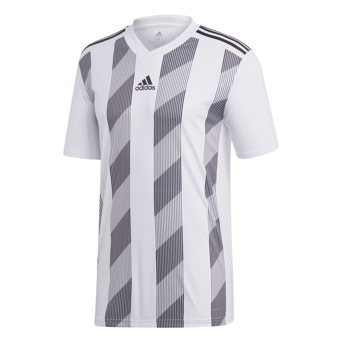 Adidas Adult Striped 19 Jersey (White/Black)