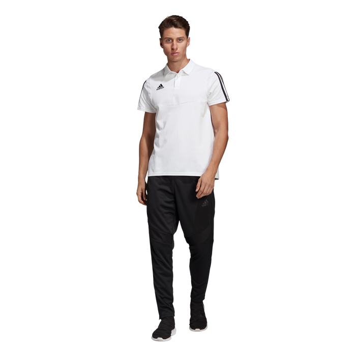 Adidas Adult Tiro 19 Polo (White/Black)