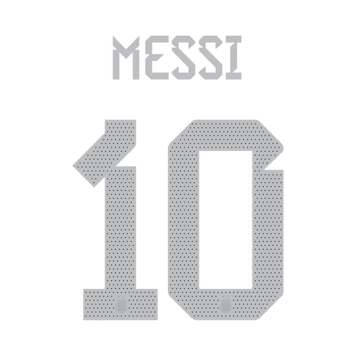 Official Argentina Print 2022 - Messi #10 Away