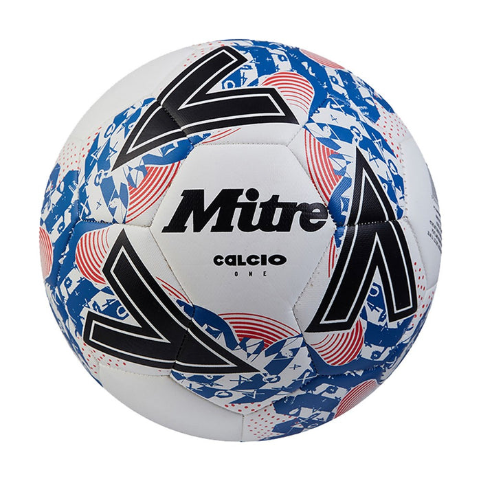 Mitre Calcio One 24 Football (White/Blue)