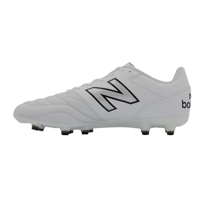 New Balance 442 V2 Team FG Football Boots (White/Black)