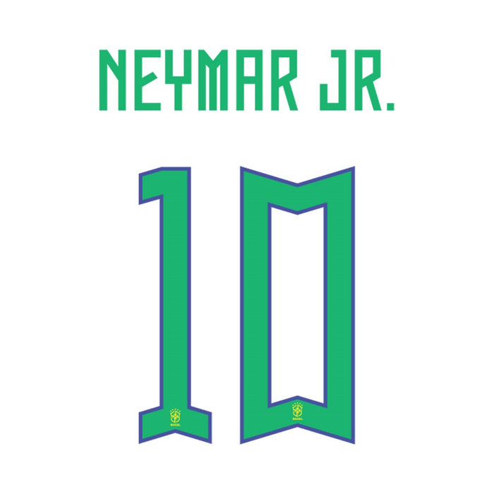 Official Brazil Print 2022 World Cup - Neymar #10 Home