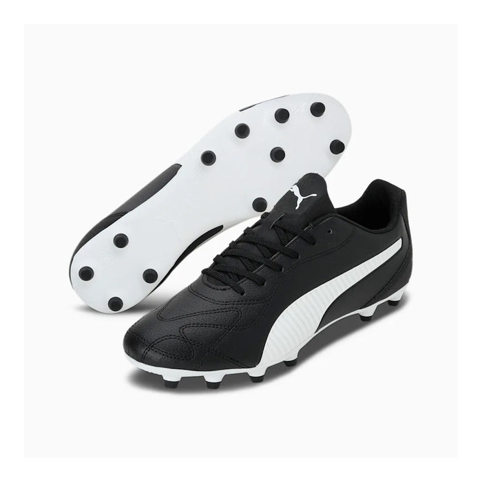 Puma Monarch II FG/AG Football Boots (Black/White)