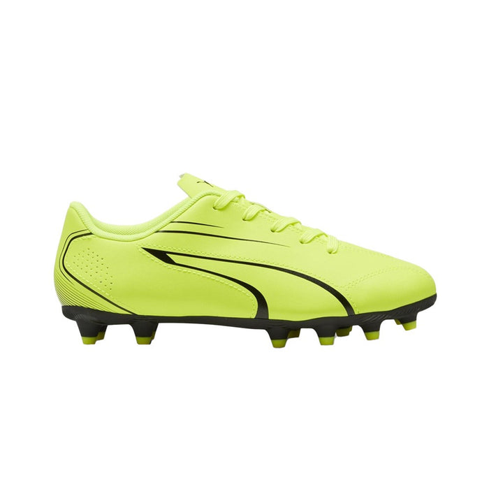 Puma Vitoria FG/AG Jnr Football Boots (Electric Lime/Black)