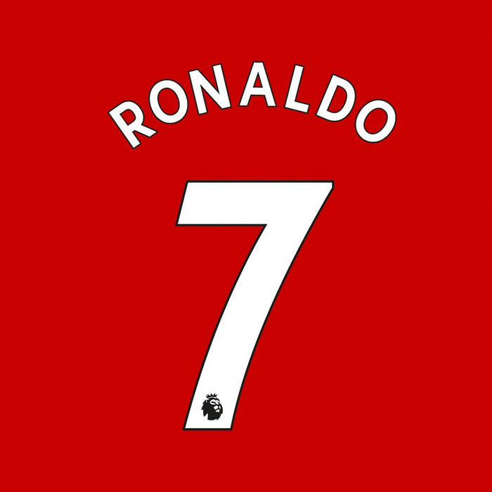 Official Premier League Print 2017-23 - Ronaldo #7 White